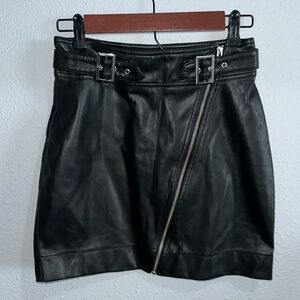 Urban Outfitters vegan leather mini skirt. Size small.